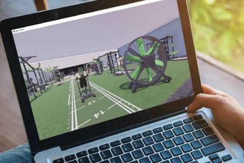 PROGYM專業團隊為您規劃健身房3D模擬圖